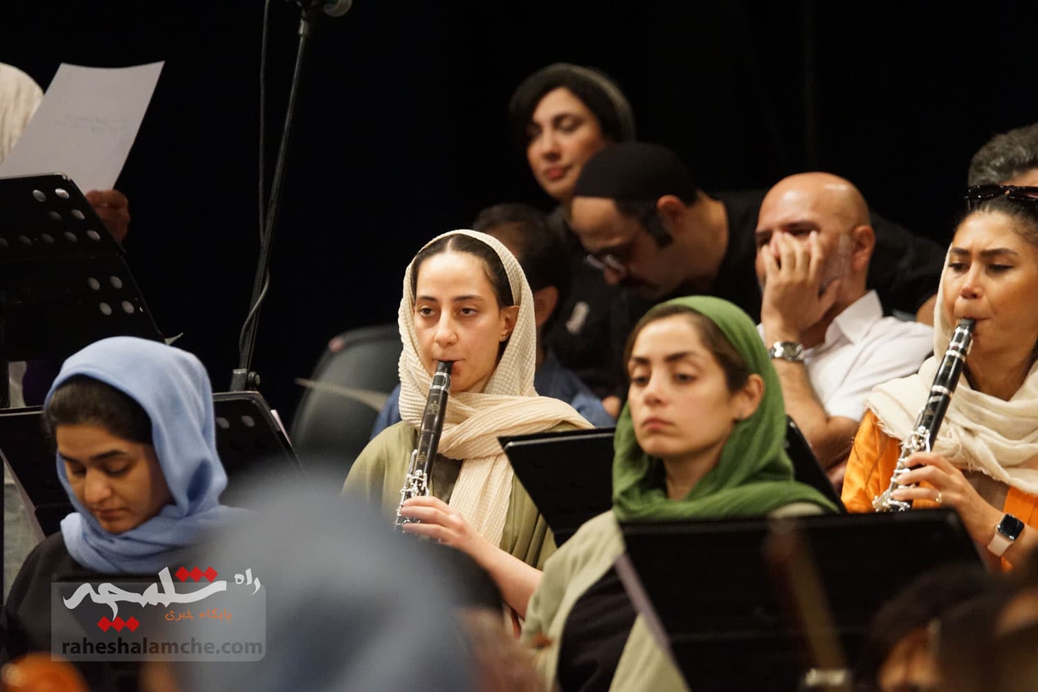 تمرین ارکستر سمفونیک در تالار وحدت تهران +تصاویر — تصویر 62