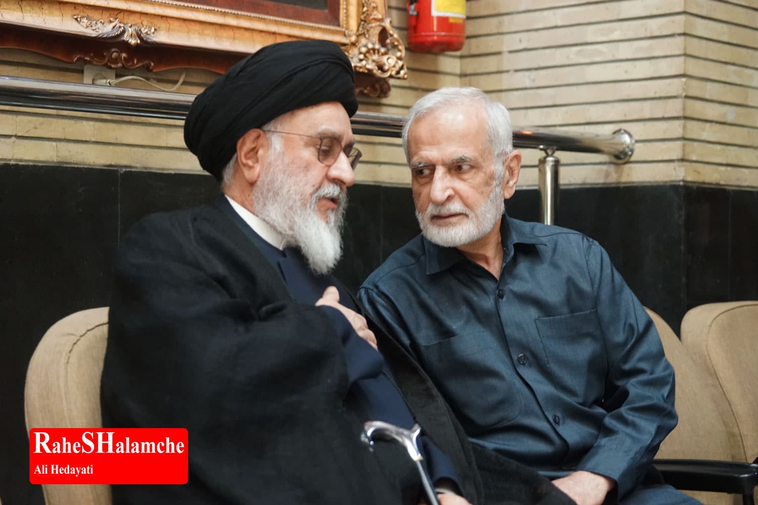 چه کسانی در مراسم ترحیم مادر حداد عادل بودند؟ +تصاویر — تصویر 6