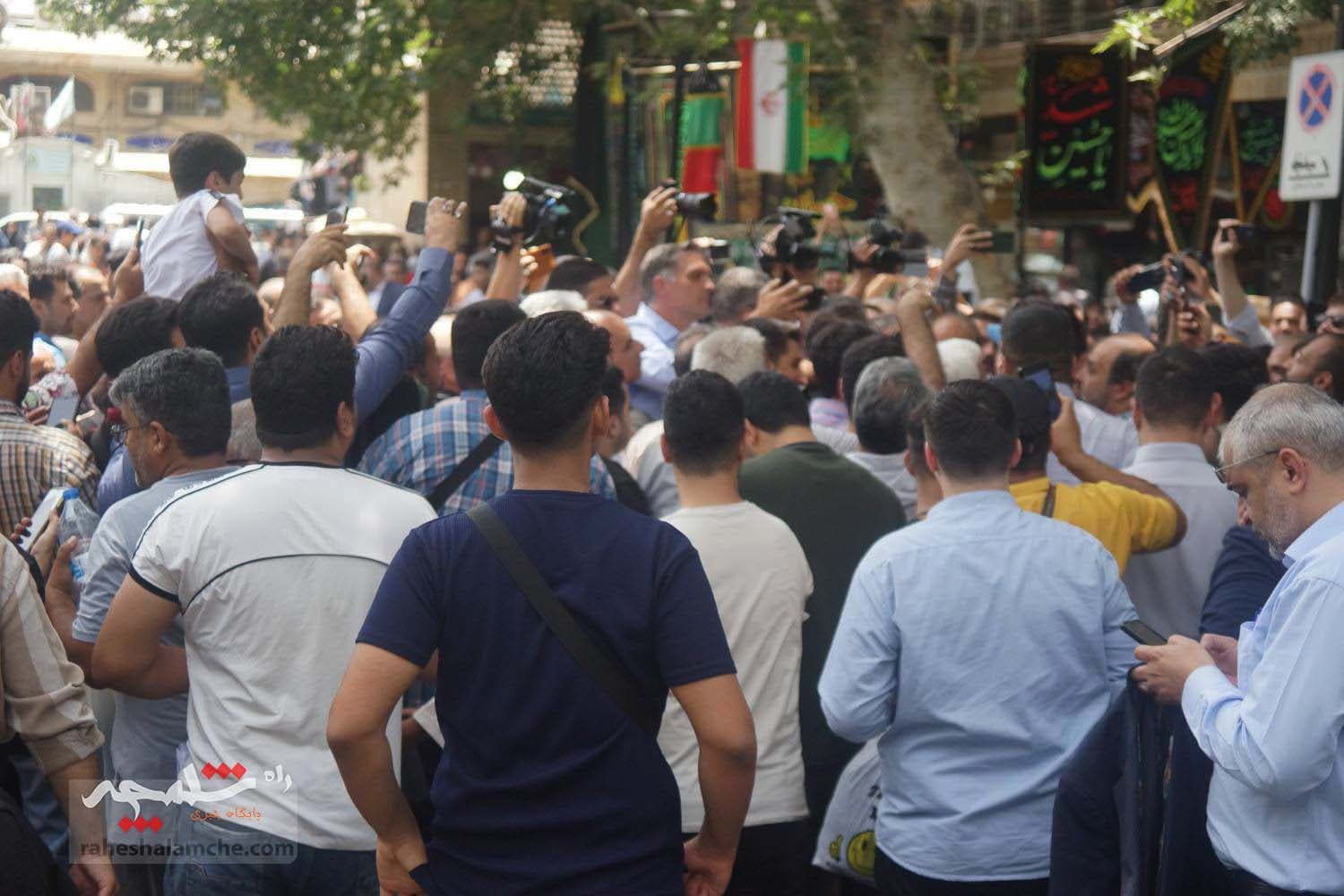 سعید جلیلی به بازار بزرگ تهران رفت +تصاویر — تصویر 25