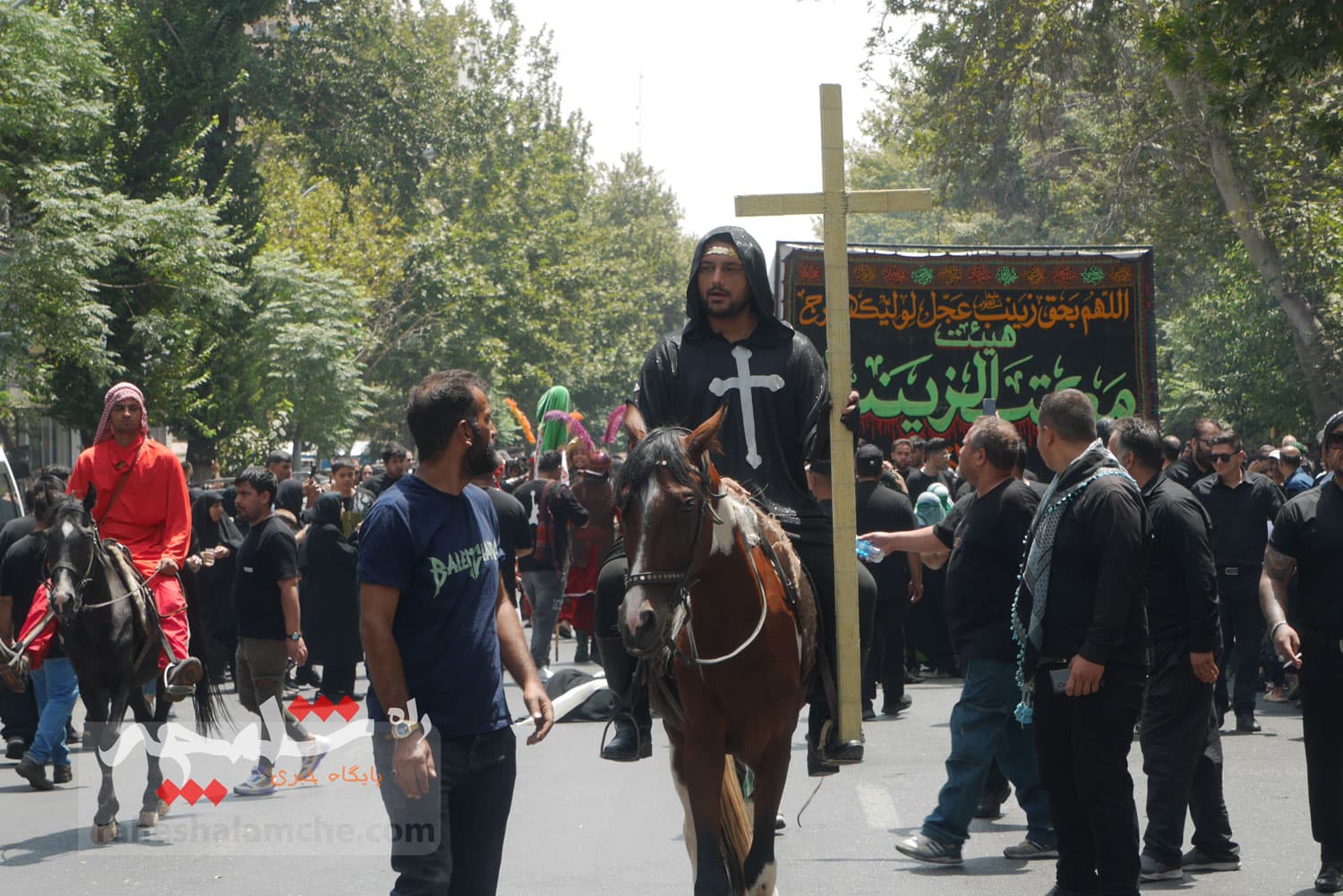 دسته عزادارای خاص در تهران +تصاویر — تصویر 33
