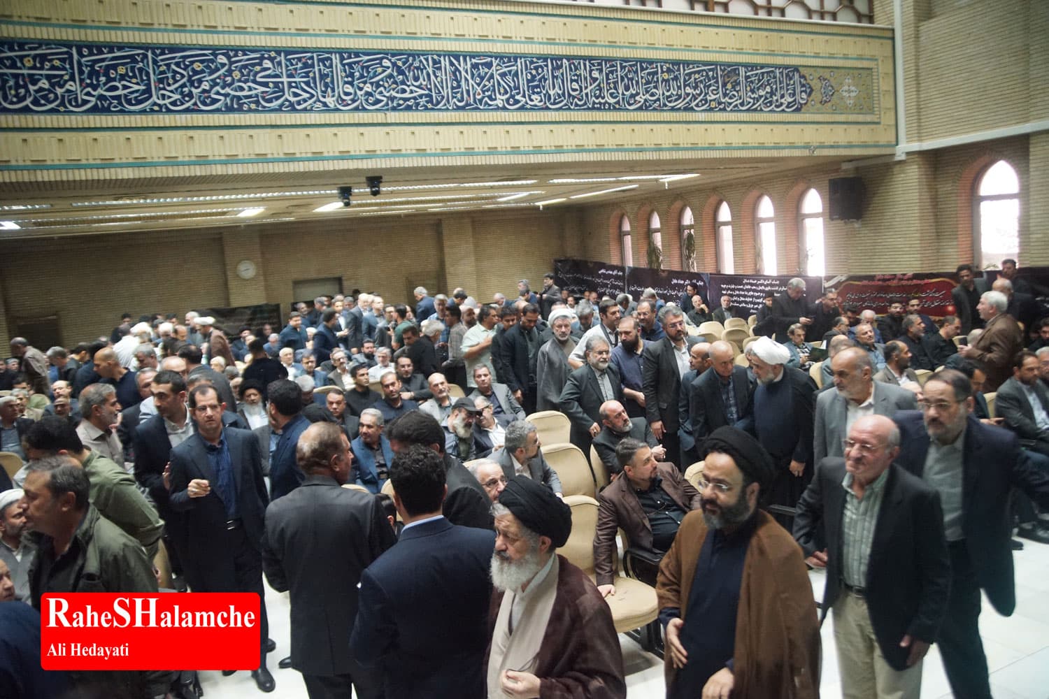 چه کسانی در مراسم ترحیم مادر حداد عادل بودند؟ +تصاویر — تصویر 71