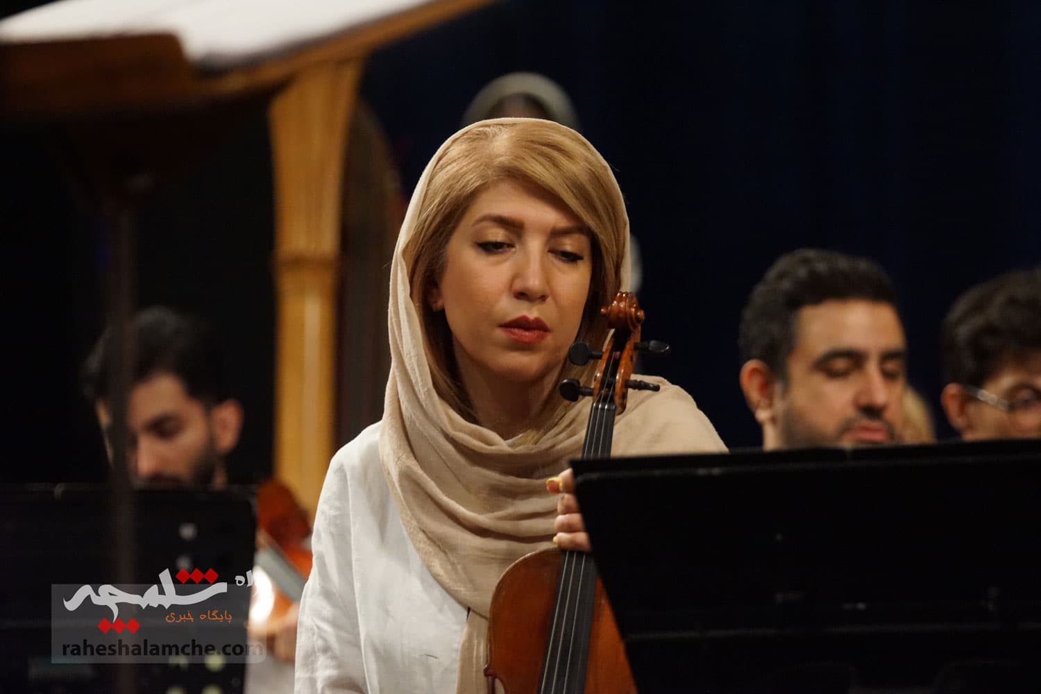 تمرین ارکستر سمفونیک در تالار وحدت تهران +تصاویر — تصویر 53