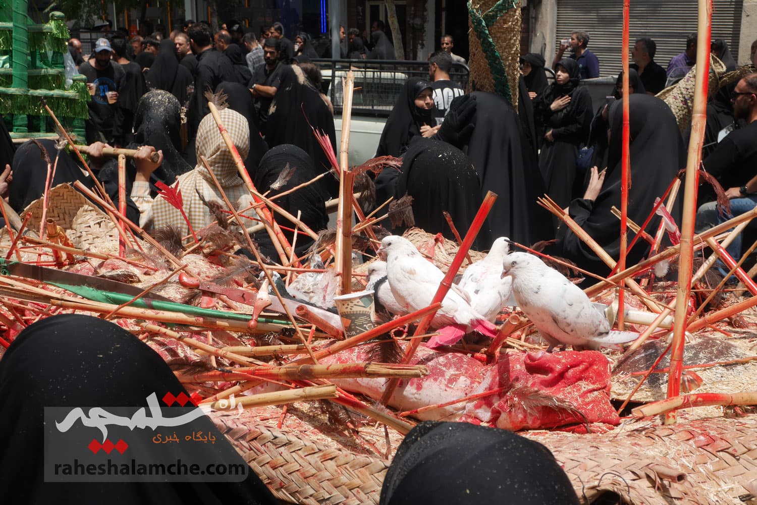 دسته عزادارای خاص در تهران +تصاویر — تصویر 72