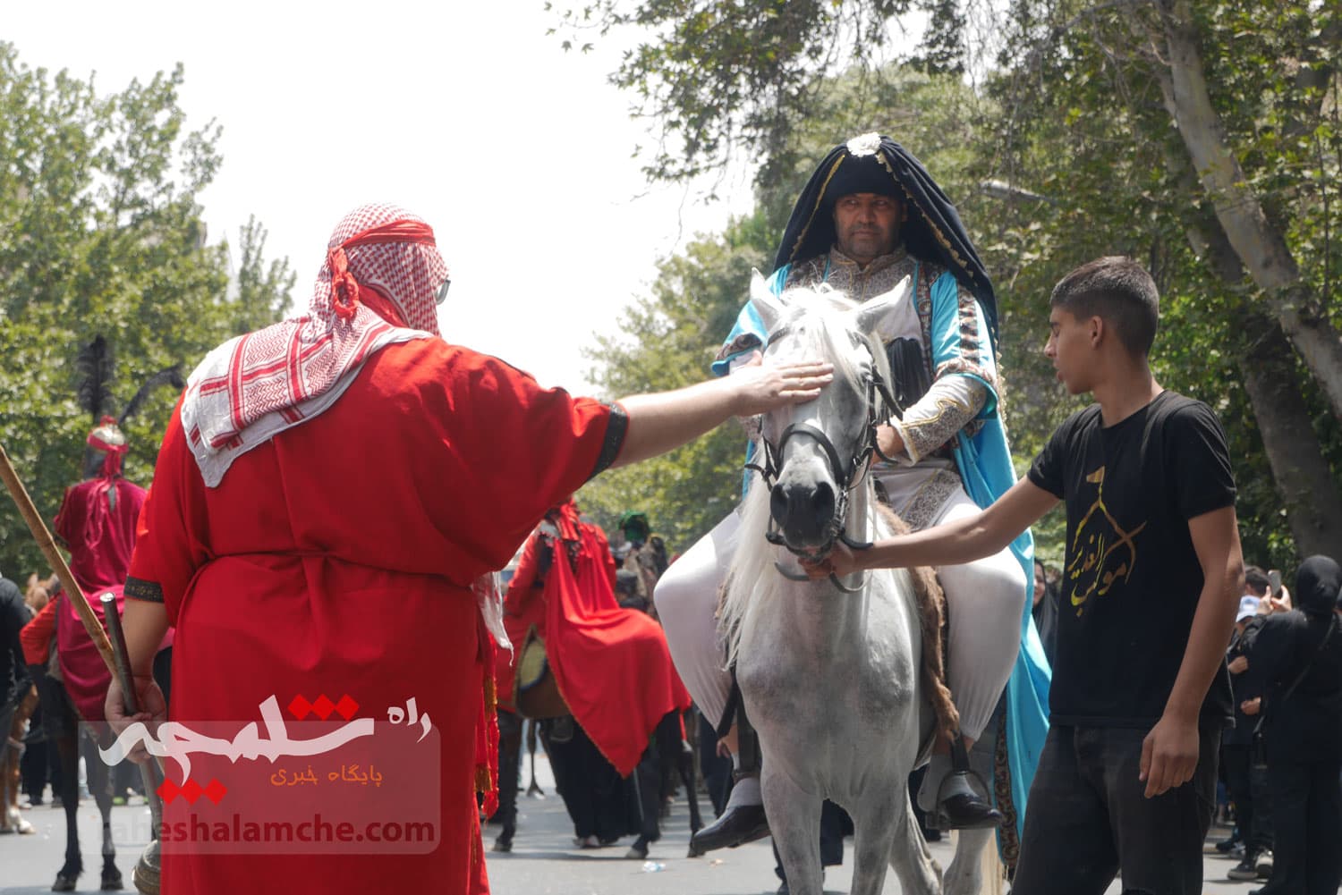 دسته عزادارای خاص در تهران +تصاویر — تصویر 44