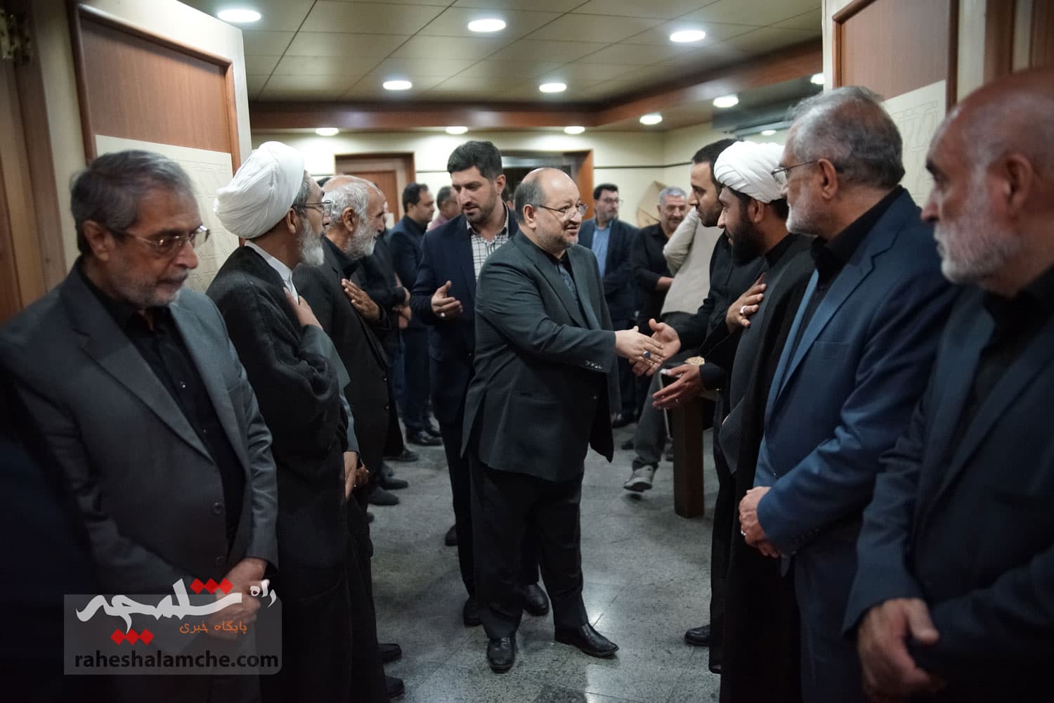 گزارش تصویری اختصاصی راه شلمچه از مراسم ختم حاج حبیبالله پورمحمدی — تصویر 98