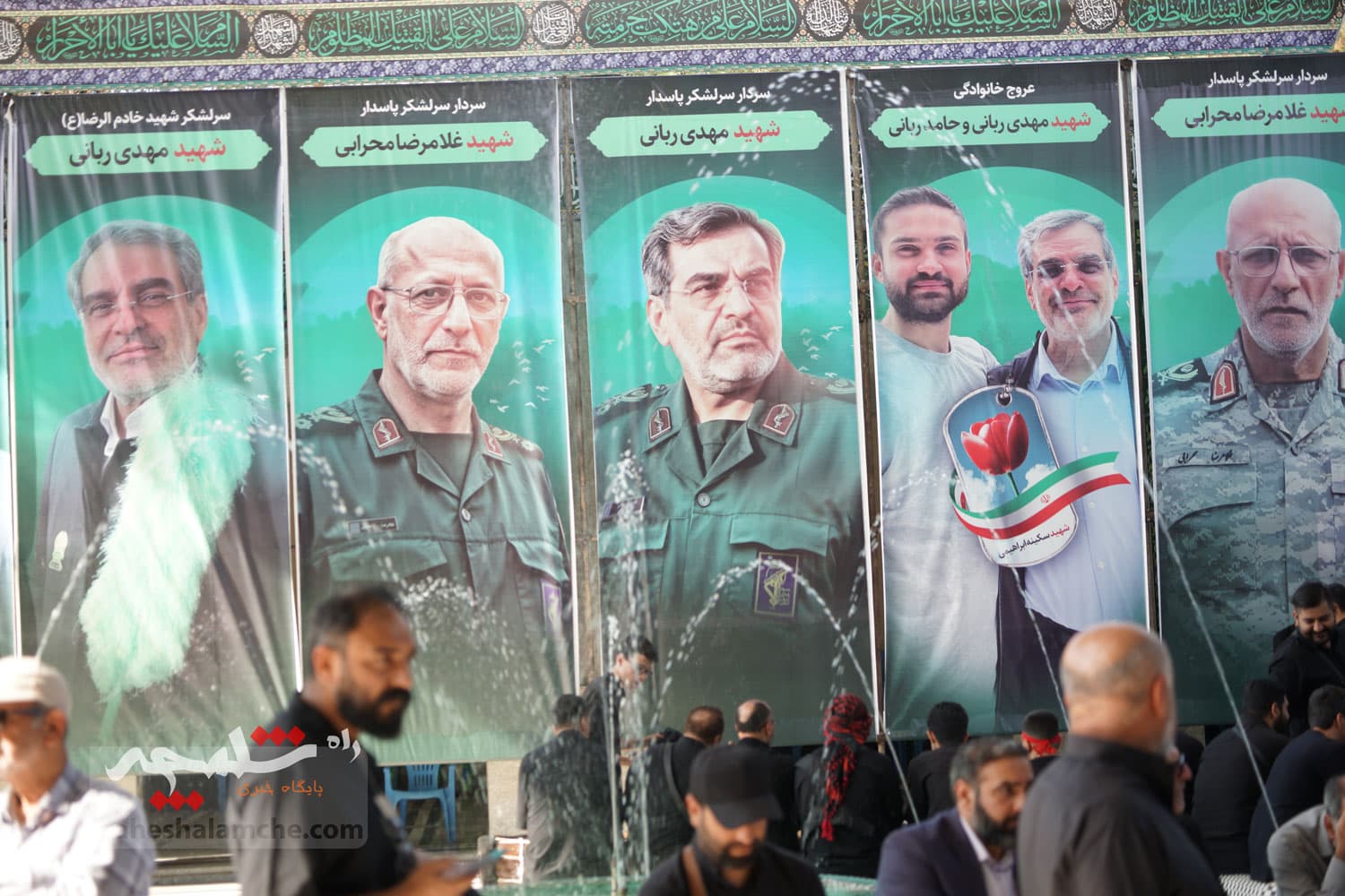 آئین گرامیداشت سرداران شهید محرابی و ربانی برگزار شد +تصاویر — تصویر 80