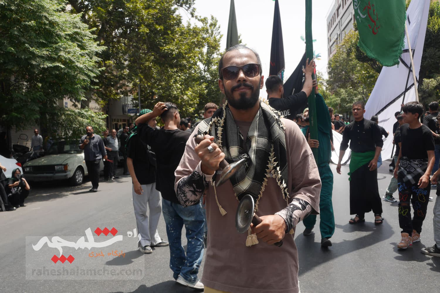 دسته عزادارای خاص در تهران +تصاویر — تصویر 16