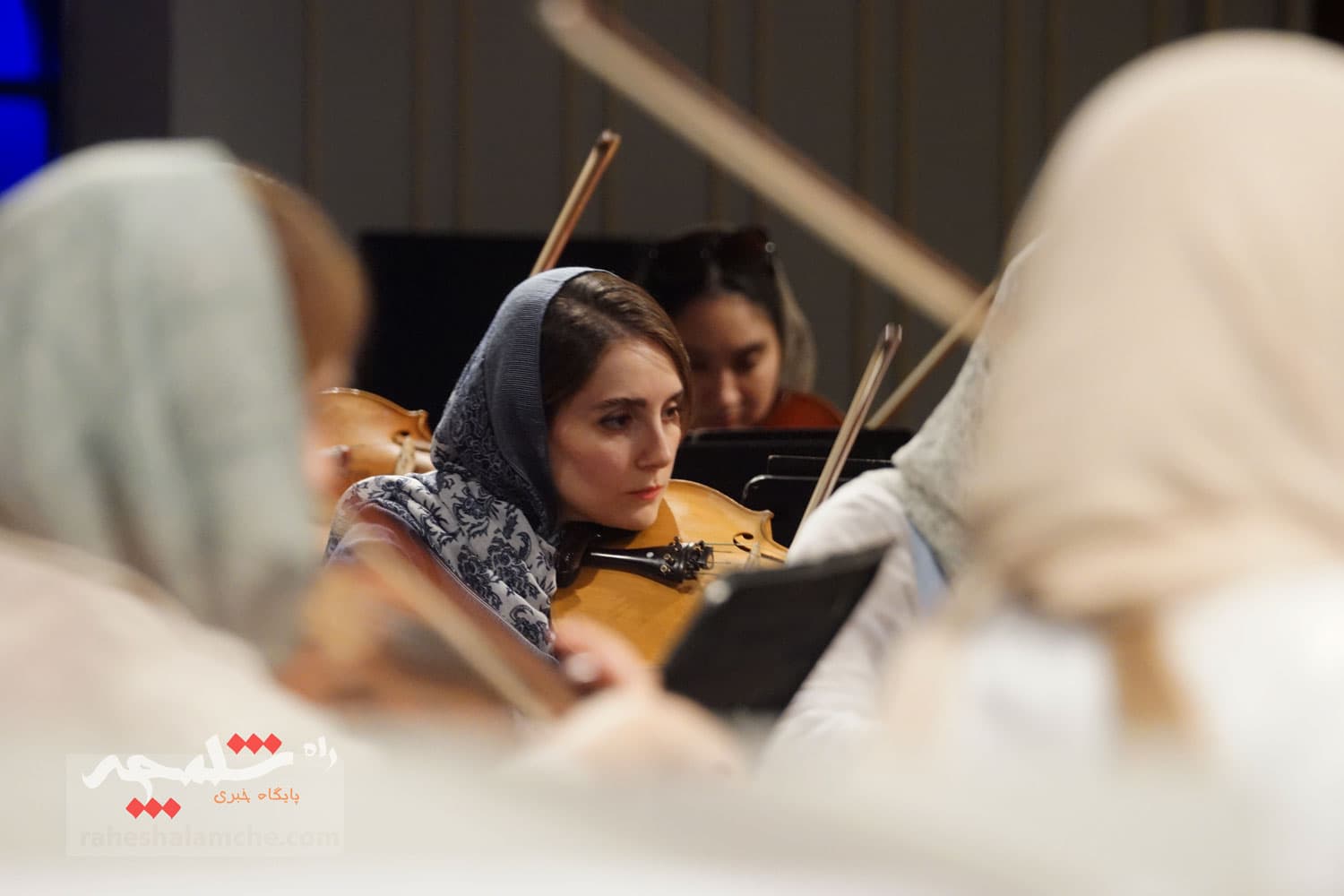تمرین ارکستر سمفونیک در تالار وحدت تهران +تصاویر — تصویر 82