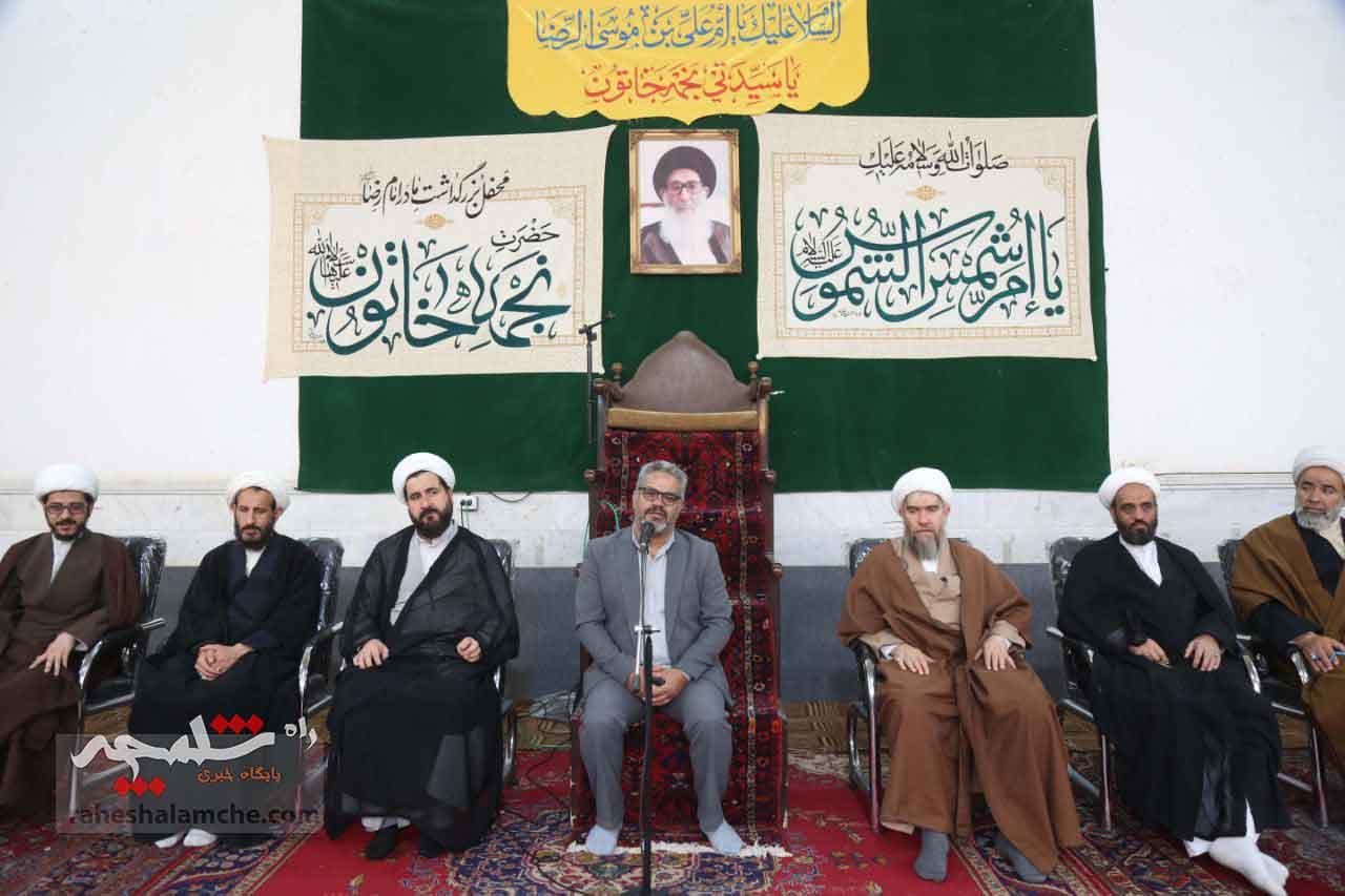 مراسم تکریم از مقام والای حضرت نجمه خاتون(س) +تصاویر — تصویر 12