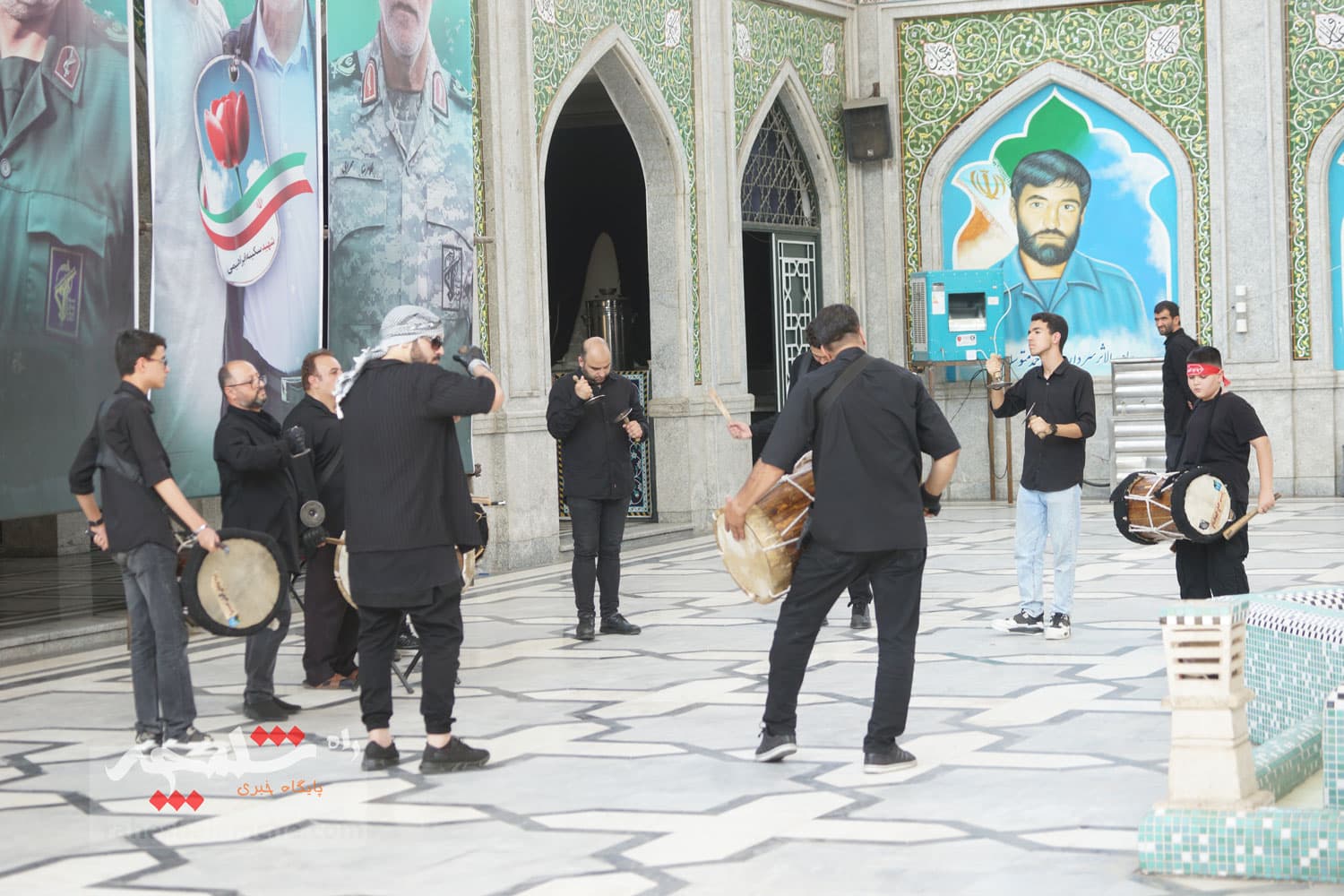 آئین گرامیداشت سرداران شهید محرابی و ربانی برگزار شد +تصاویر — تصویر 1