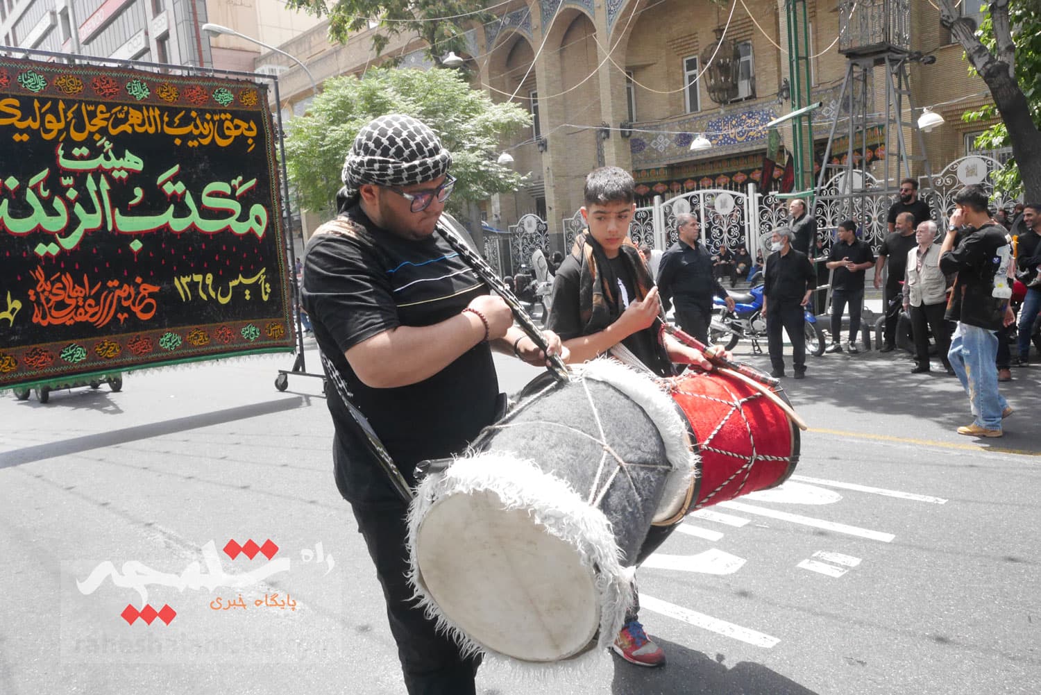 دسته عزادارای خاص در تهران +تصاویر — تصویر 23