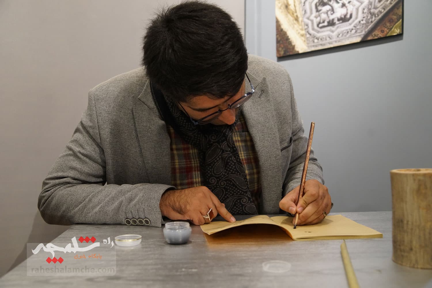 نمایشگاه آثار استاد «عمادالکتاب» افتتاح شد +تصاویر — تصویر 81
