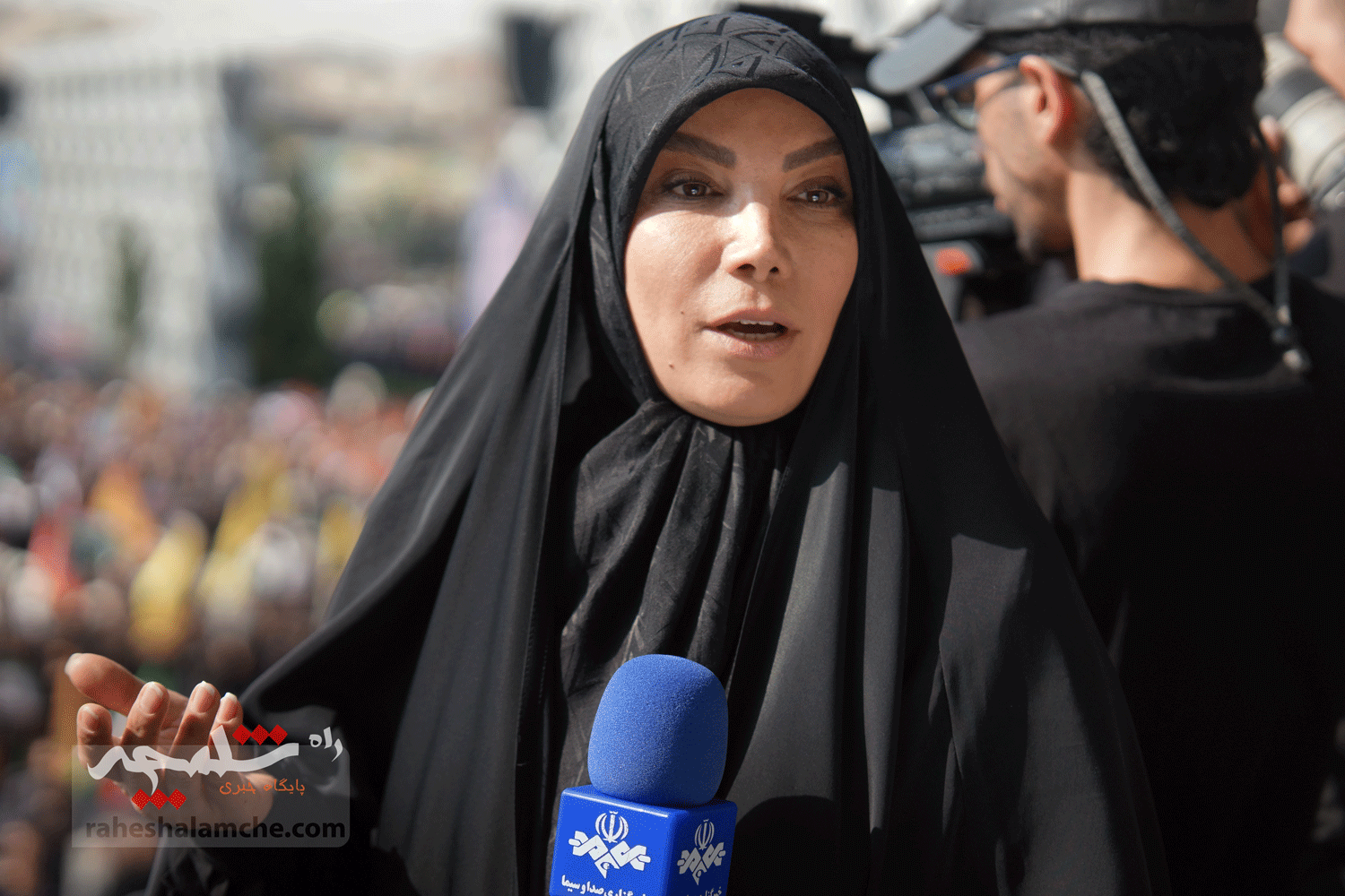 تشییع پیکر سردار شهید نیلفروشان با حضور سردار قاآنانی و مسعود پزشکیان +تصاویر — تصویر 30