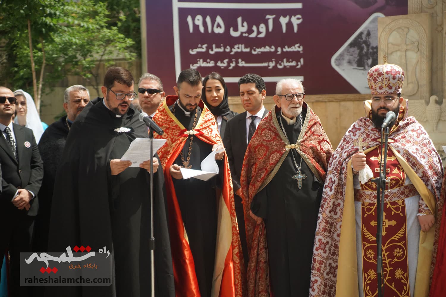 برگزاری مراسم گرامیداشت سالروز کشتار ارامنه +تصاویر — تصویر 172