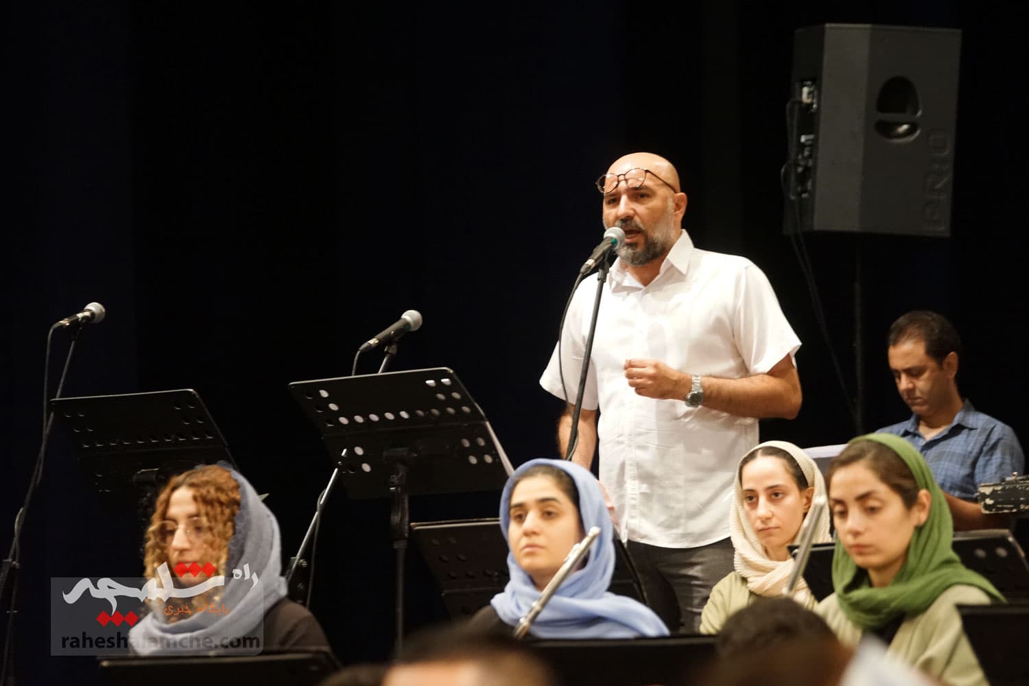 تمرین ارکستر سمفونیک در تالار وحدت تهران +تصاویر — تصویر 8