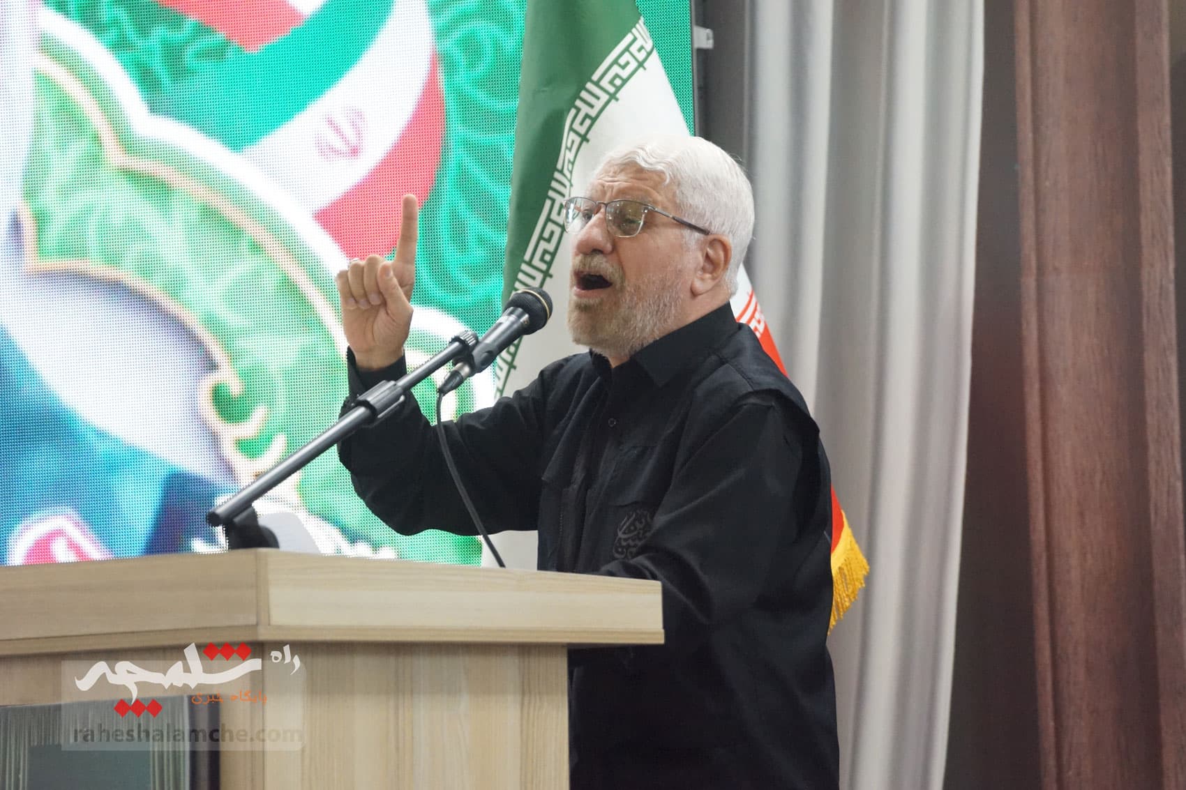 مراسم چهلمین روز شهادت سپهبد غلامعلی رشید برگزار شد +تصاویر — تصویر 46