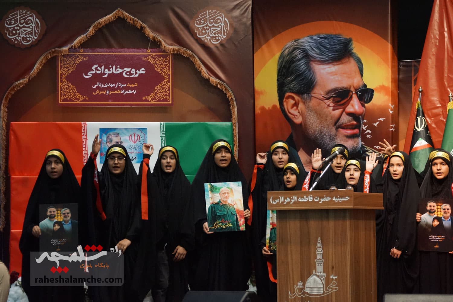آئین گرامیداشت سرداران شهید محرابی و ربانی برگزار شد +تصاویر — تصویر 54