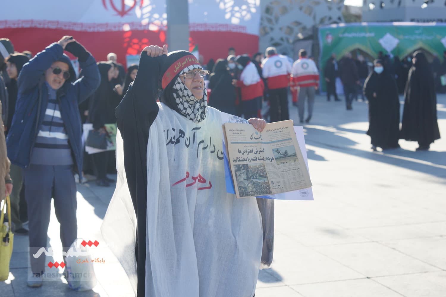 گزارش تصویری اختصاصی راه شلمچه از مراسم یومالله 9 دی در تهران — تصویر 2
