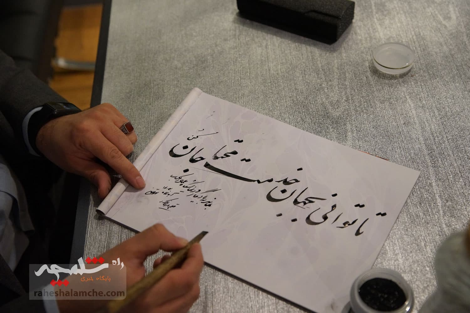 نمایشگاه آثار استاد «عمادالکتاب» افتتاح شد +تصاویر — تصویر 66