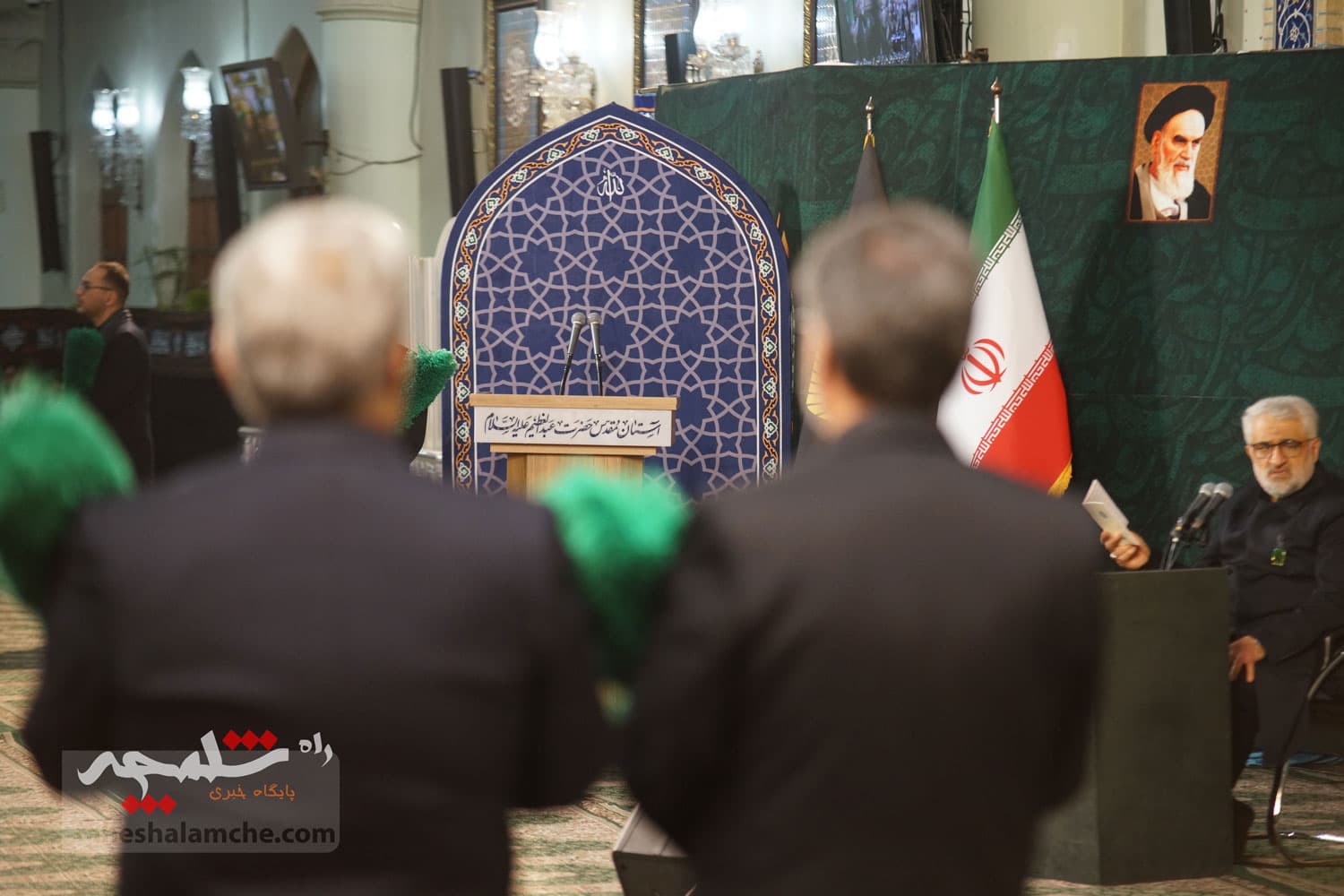 طنین نجوای «الهی العفو» دومین شب قدر در حرم عبدالعظیم حسنی(ع) +تصاویر — تصویر 25
