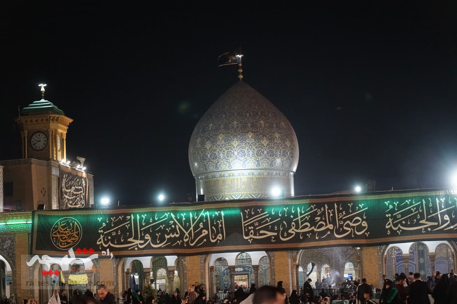 طنین نجوای «الهی العفو» دومین شب قدر در حرم عبدالعظیم حسنی(ع) +تصاویر — تصویر 3