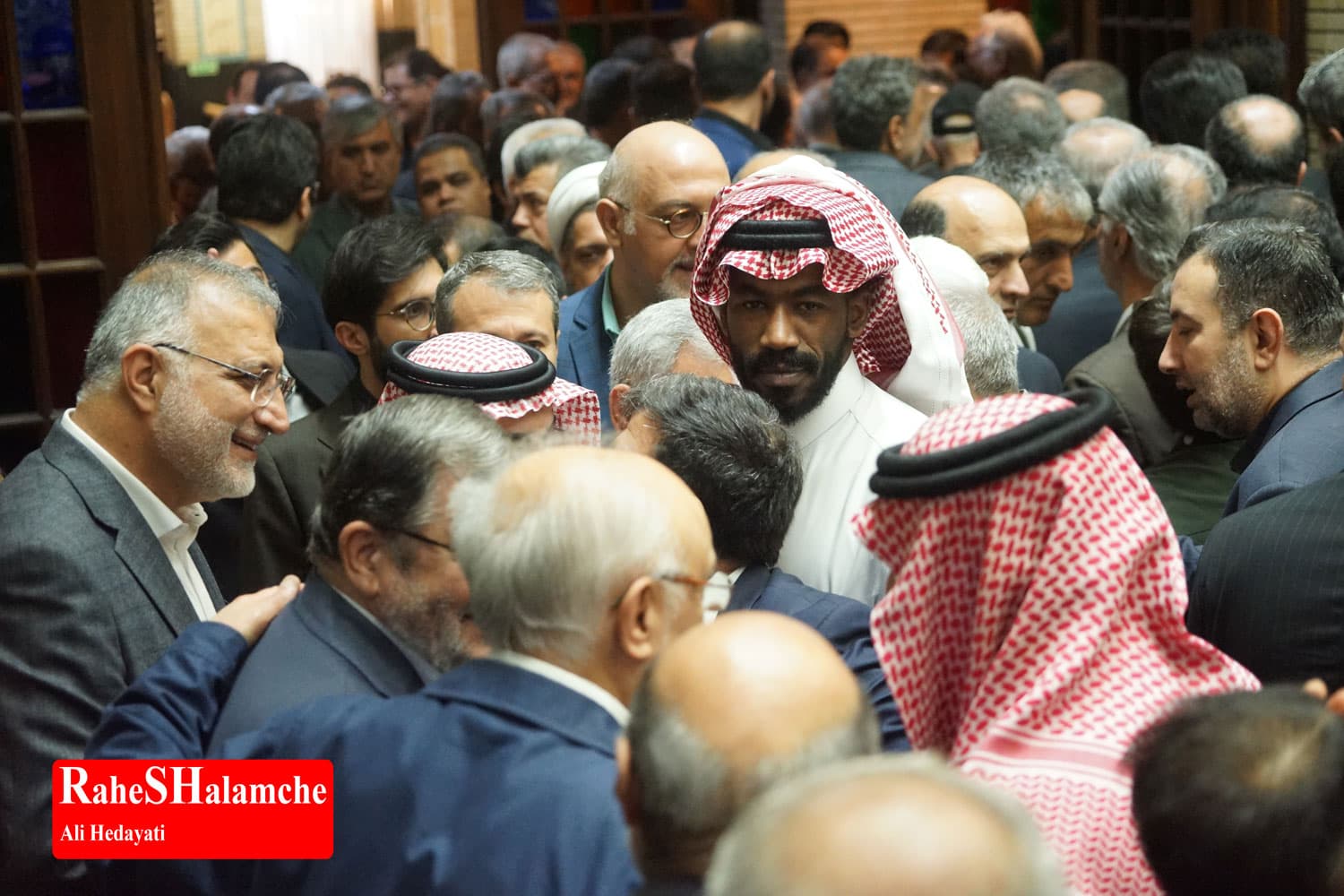 چه کسانی در مراسم ترحیم مادر حداد عادل بودند؟ +تصاویر — تصویر 105