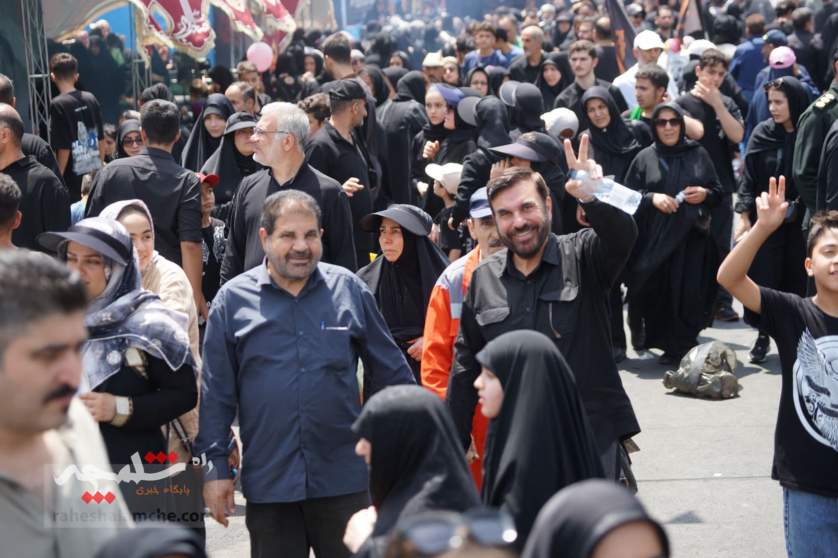 جاماندگان پیاده اربعین حسینی در تهران +تصاویر — تصویر 41