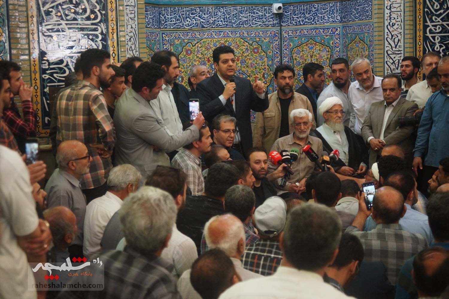 سعید جلیلی به بازار بزرگ تهران رفت +تصاویر — تصویر 30