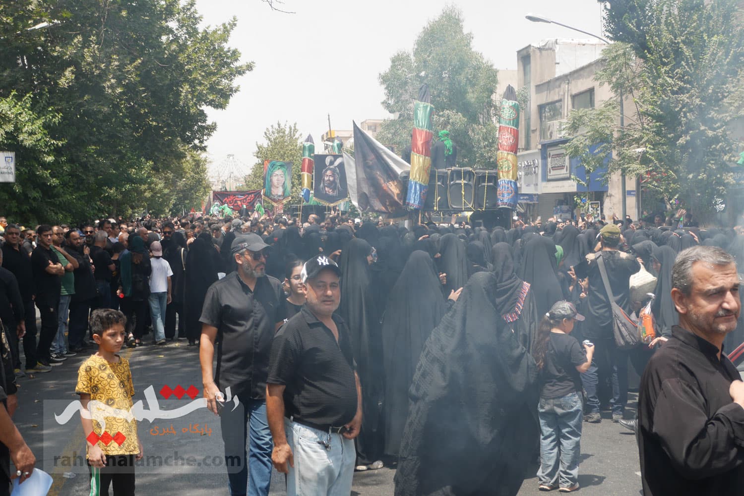 دسته عزادارای خاص در تهران +تصاویر — تصویر 65