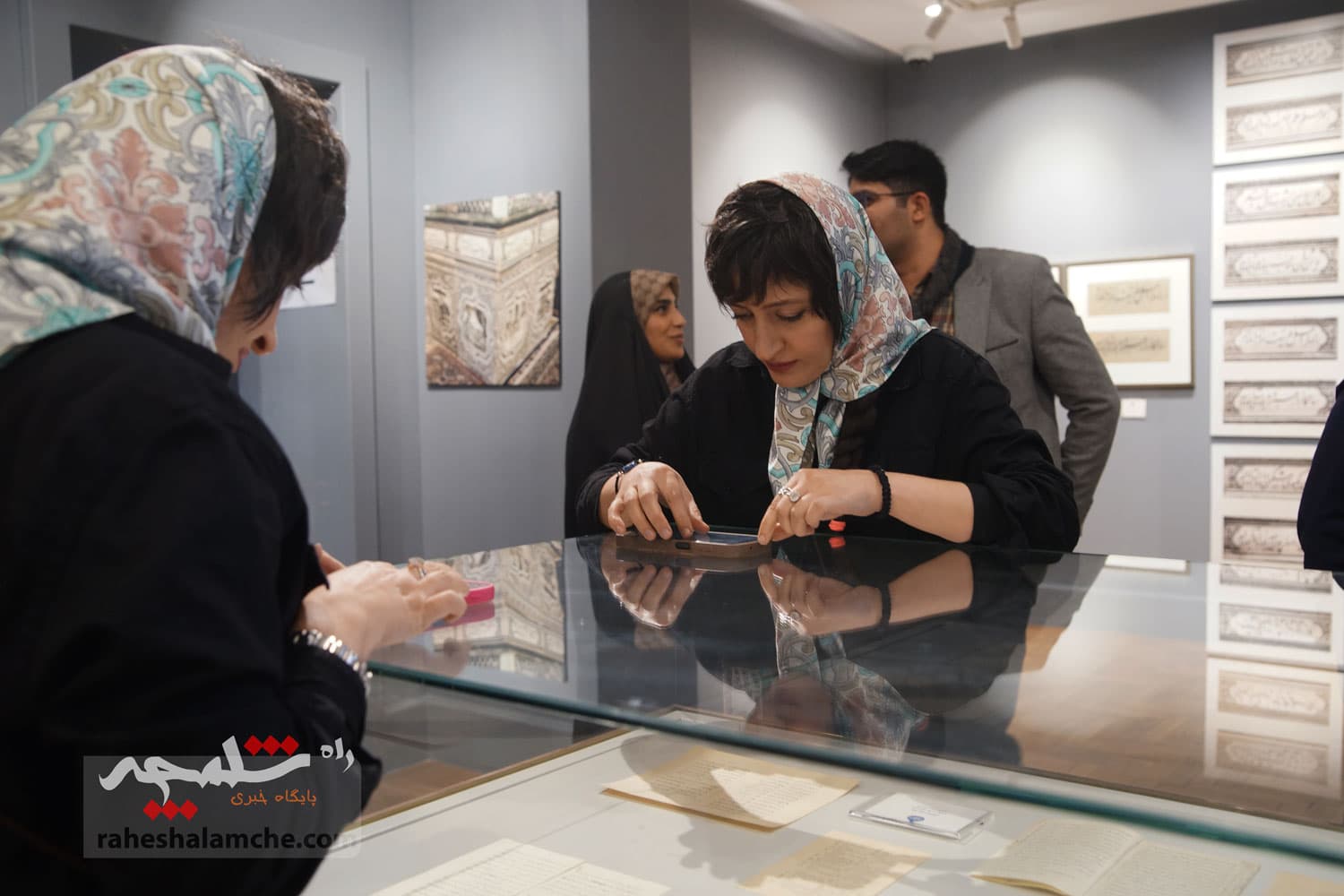 نمایشگاه آثار استاد «عمادالکتاب» افتتاح شد +تصاویر — تصویر 87