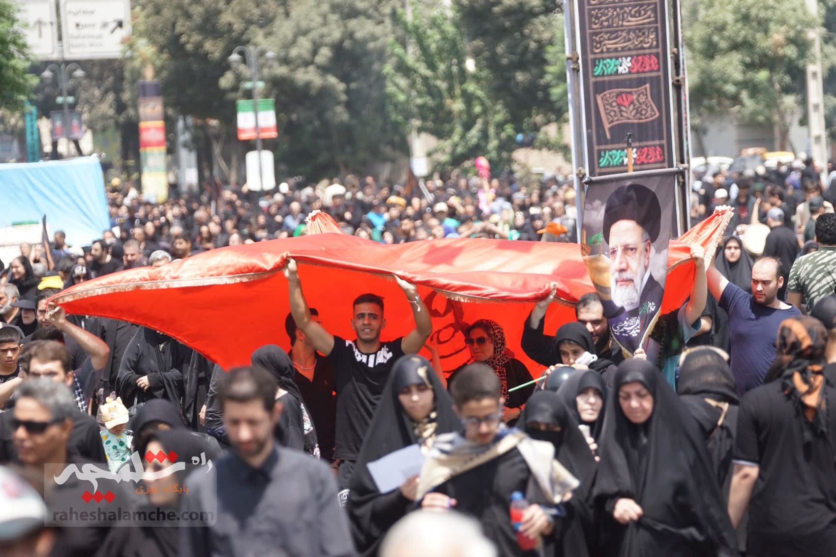جاماندگان پیاده اربعین حسینی در تهران +تصاویر — تصویر 49