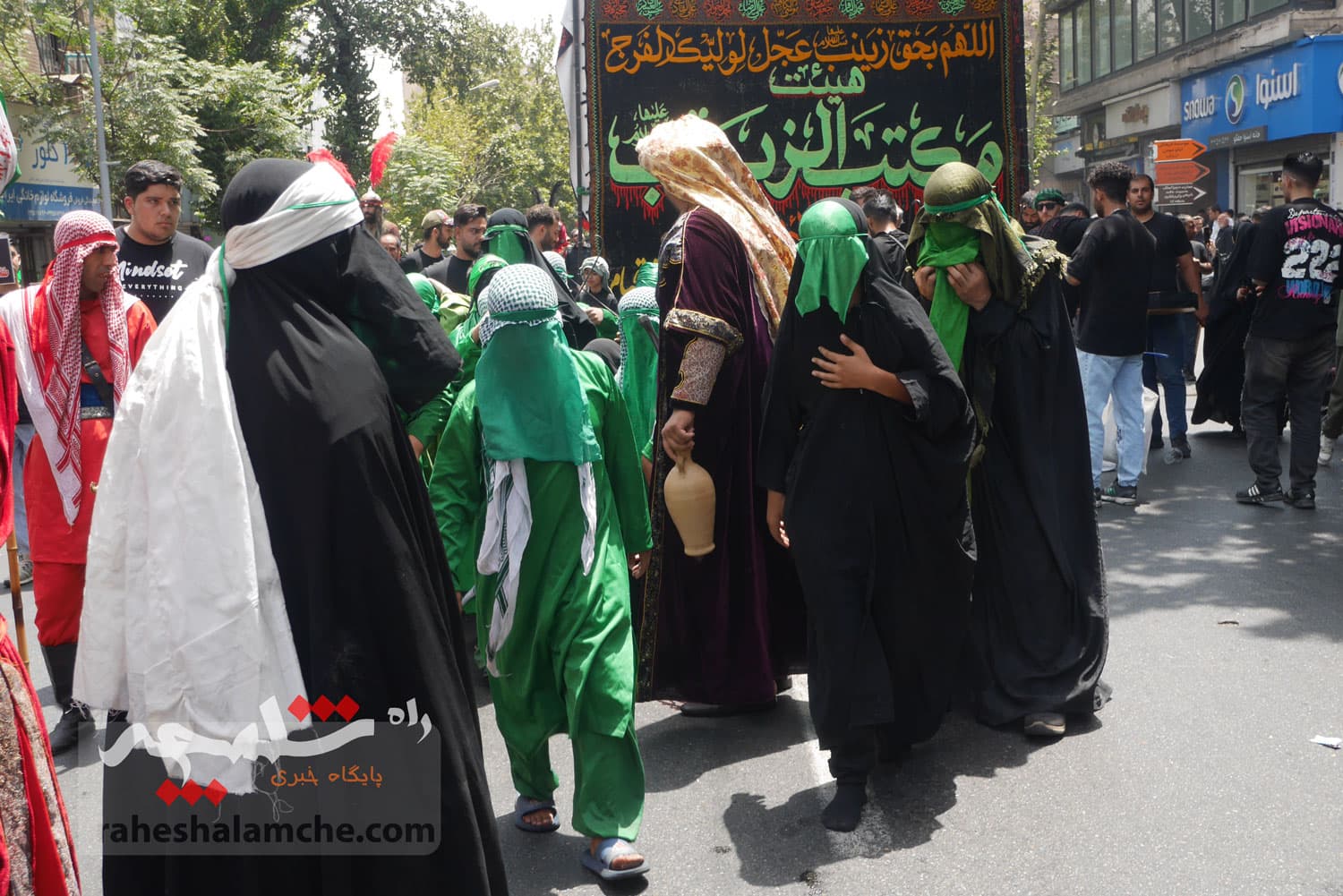 دسته عزادارای خاص در تهران +تصاویر — تصویر 40