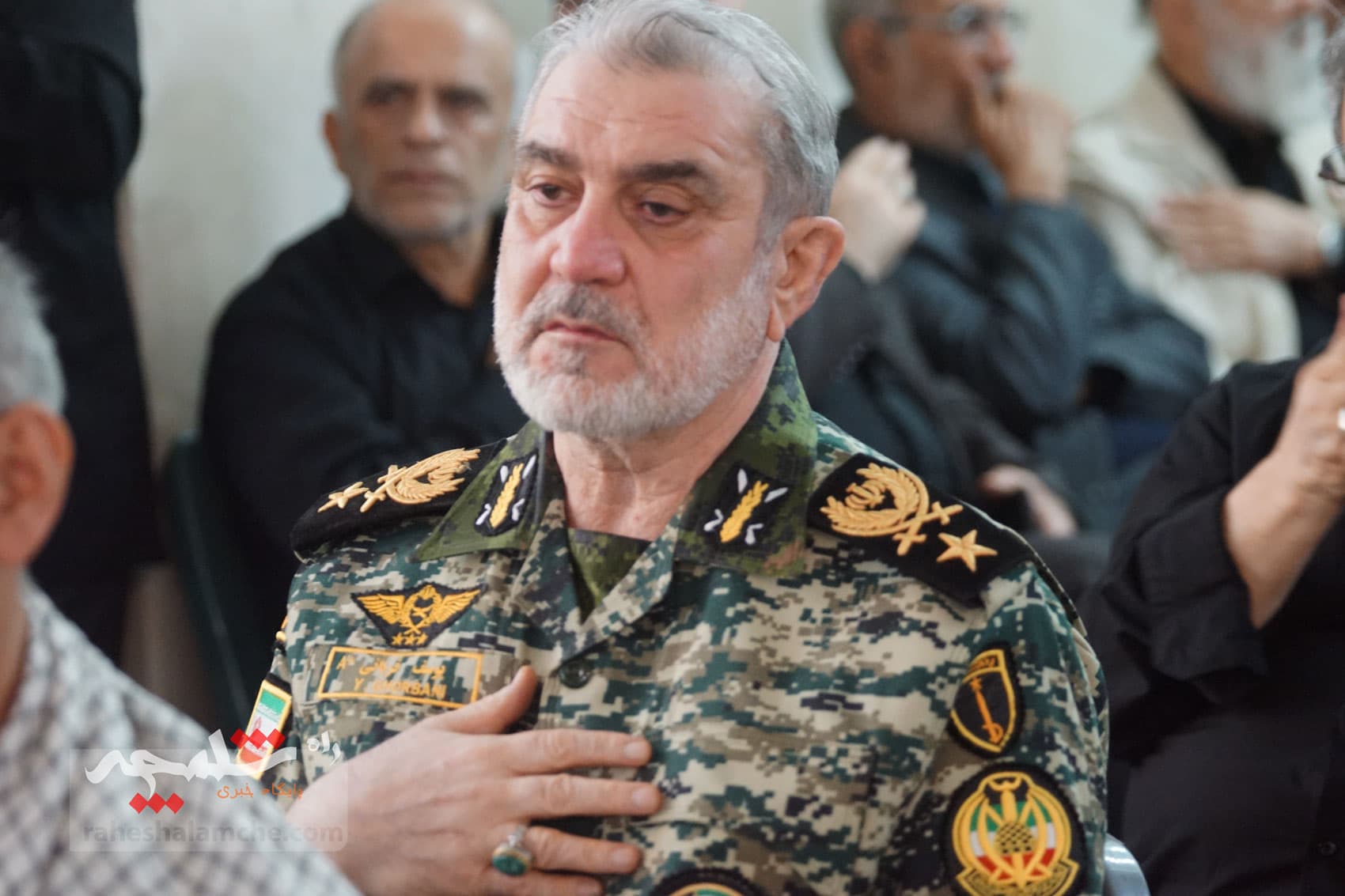 مراسم چهلمین روز شهادت سپهبد غلامعلی رشید برگزار شد +تصاویر — تصویر 61