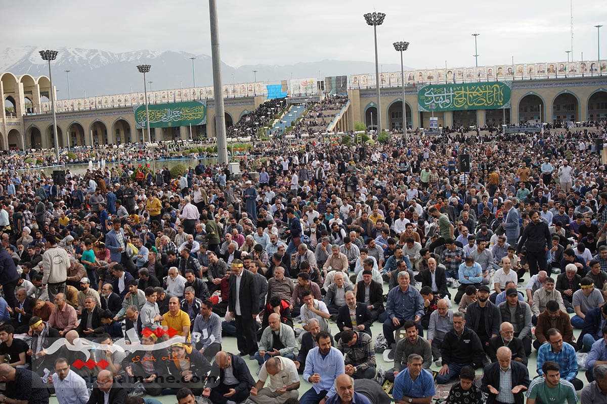 گزارش تصویری نماز عید فطر در مصلی امام خمینی(ره) تهران(2) — تصویر 5