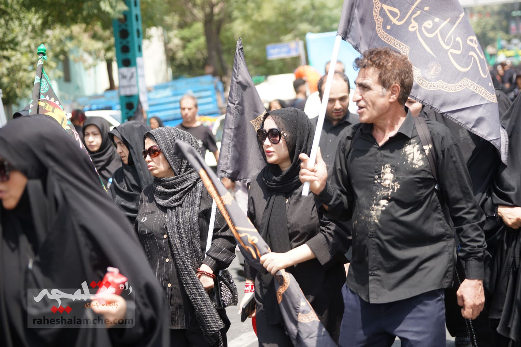 جاماندگان پیاده اربعین حسینی در تهران +تصاویر — تصویر 29
