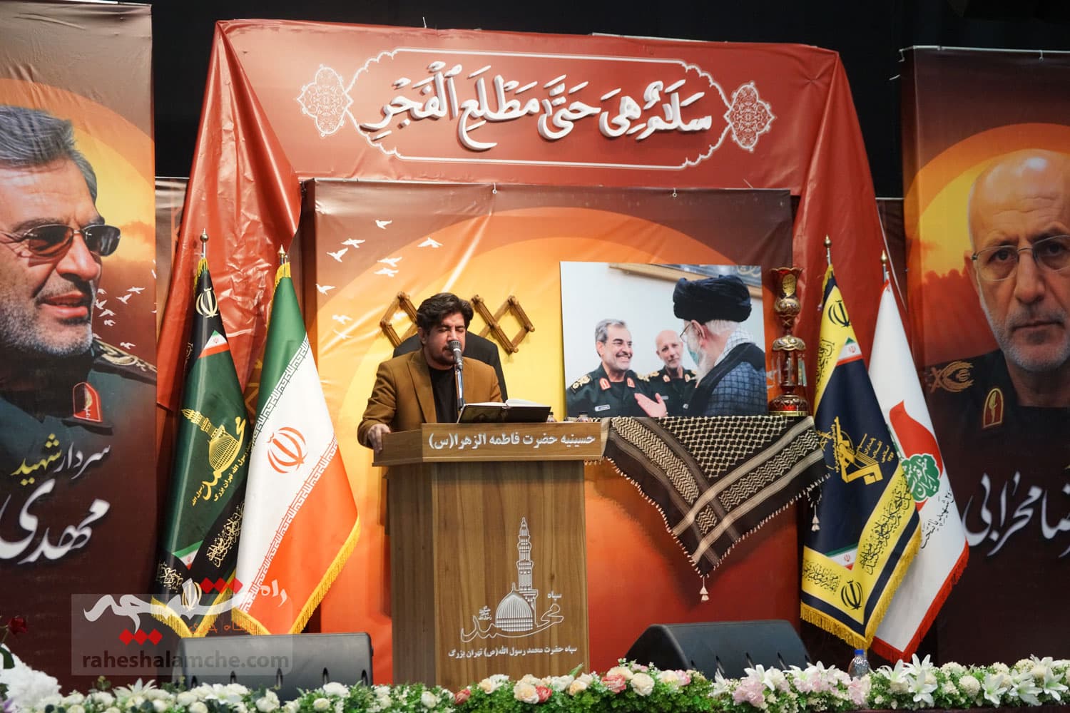آئین گرامیداشت سرداران شهید محرابی و ربانی برگزار شد +تصاویر — تصویر 14
