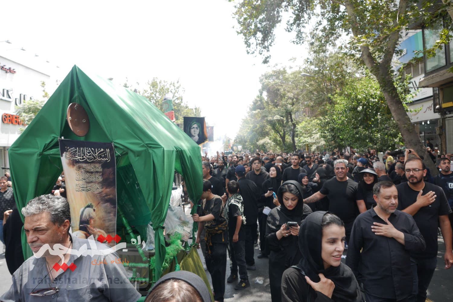 دسته عزادارای خاص در تهران +تصاویر — تصویر 57