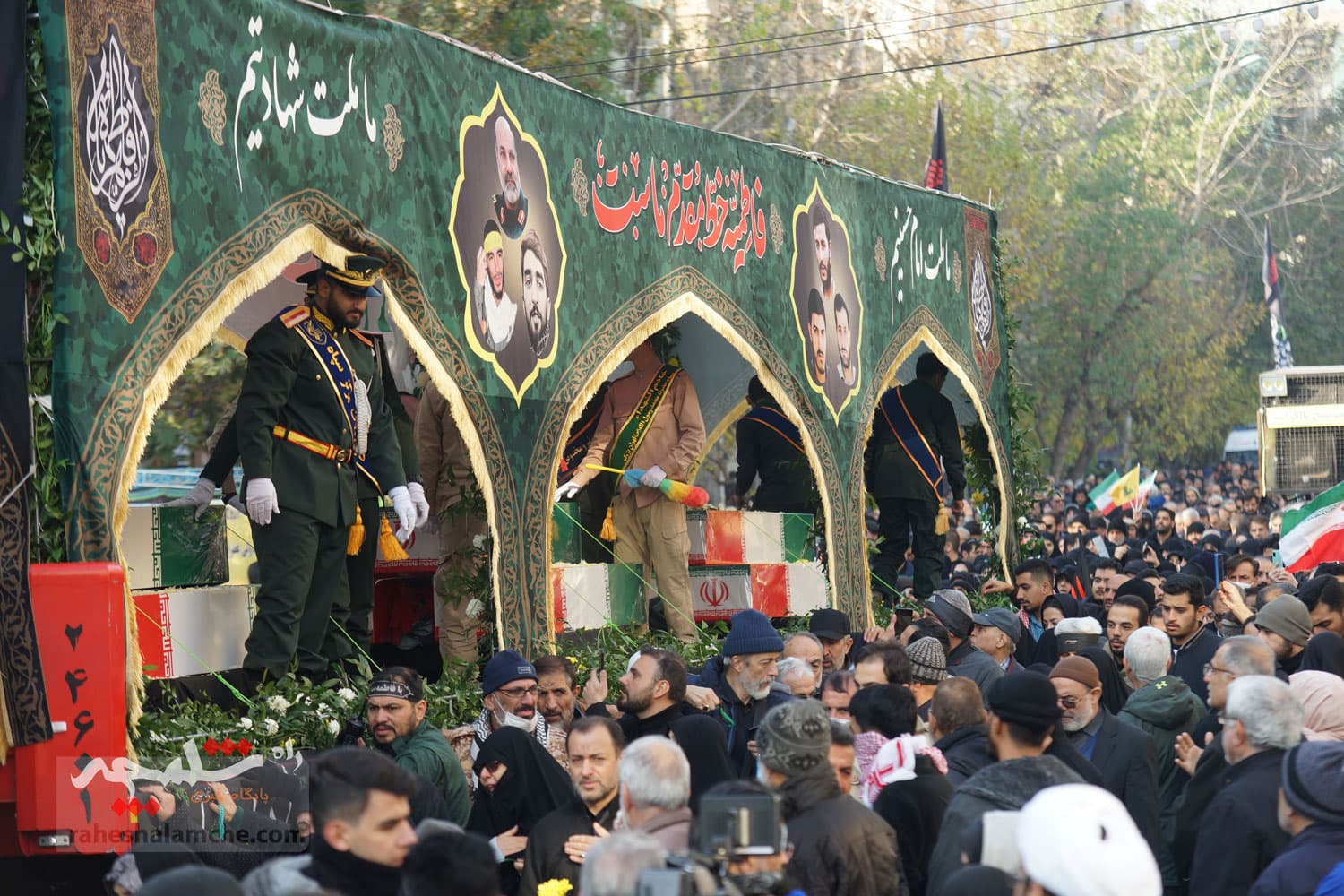 وداع با شکوه مردم ایران اسلامی با شهدای گمنام +تصاویر — تصویر 13