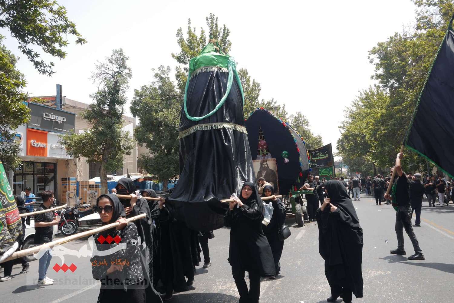 دسته عزادارای خاص در تهران +تصاویر — تصویر 78