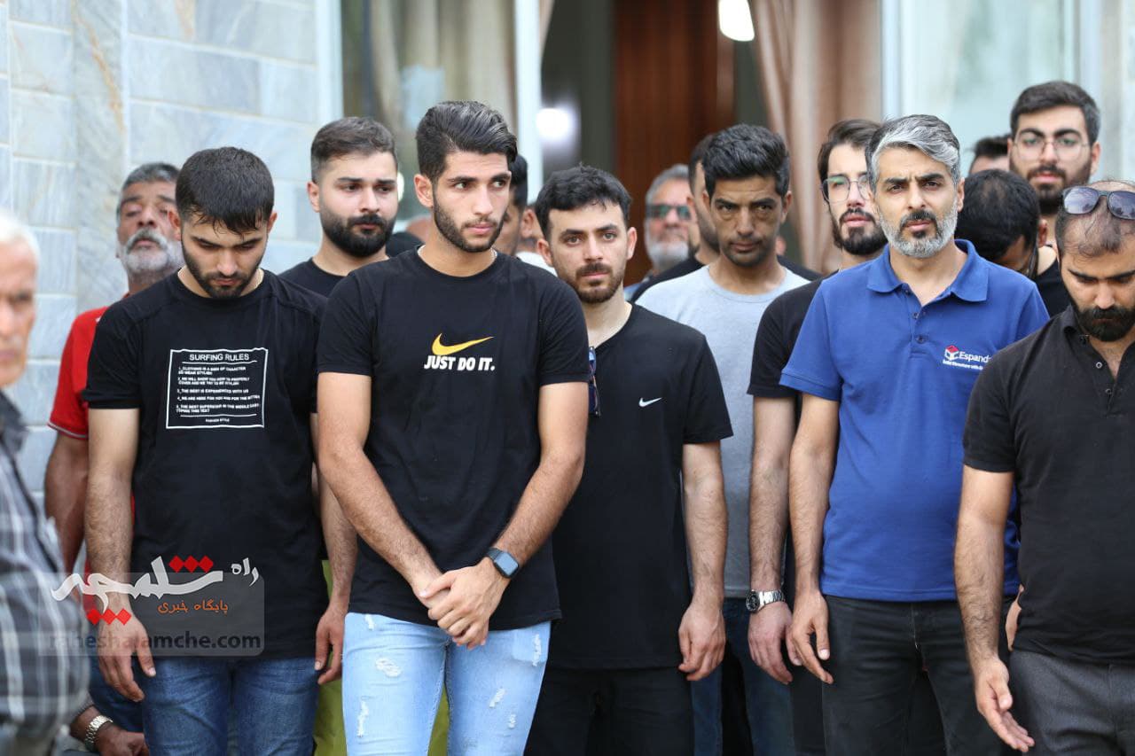 مراسم تشییع بازیکن تیم شهرداری همدان برگزار شد +تصاویر و فیلم — تصویر 16
