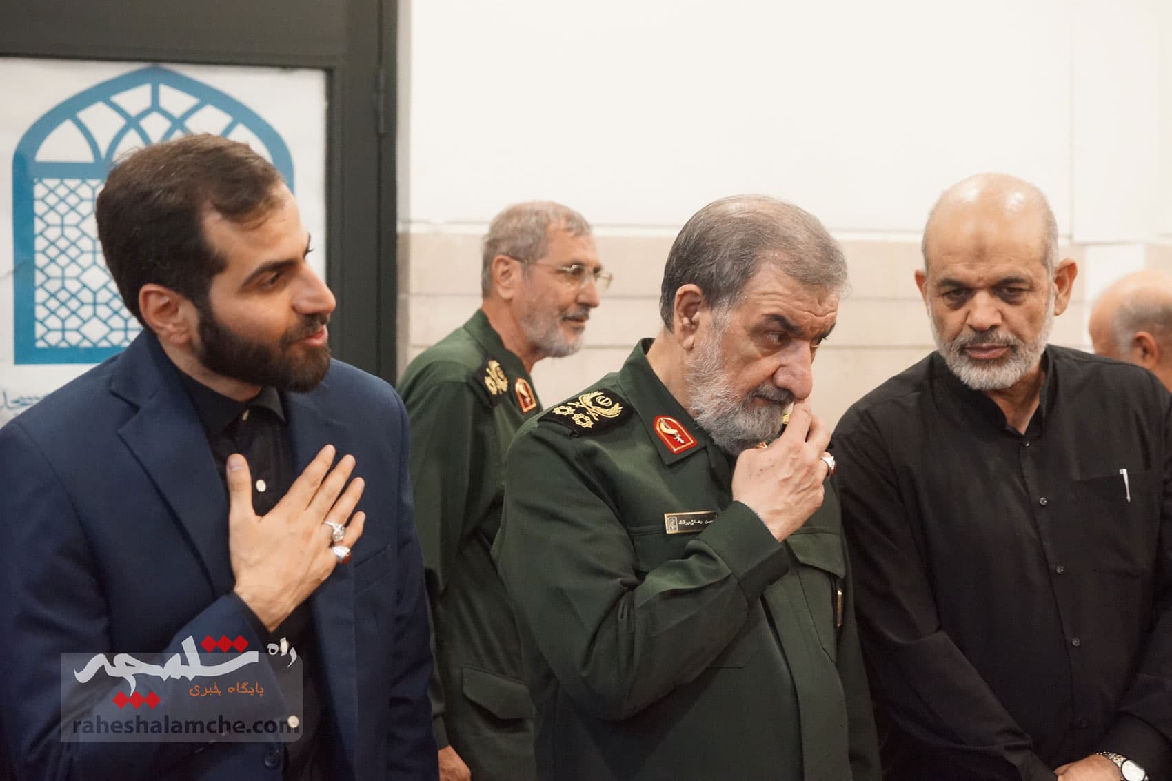 مراسم چهلمین روز شهادت سپهبد غلامعلی رشید برگزار شد +تصاویر — تصویر 52