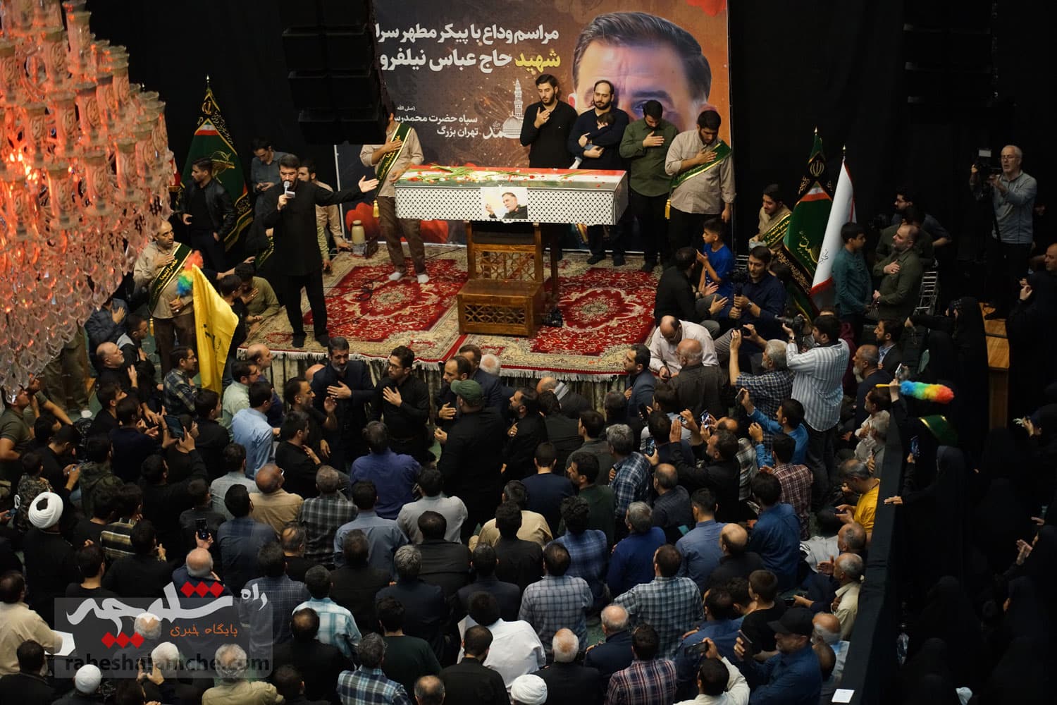 وداع باشکوه با پیکر مطهر شهید راه قدس +تصاویر — تصویر 40