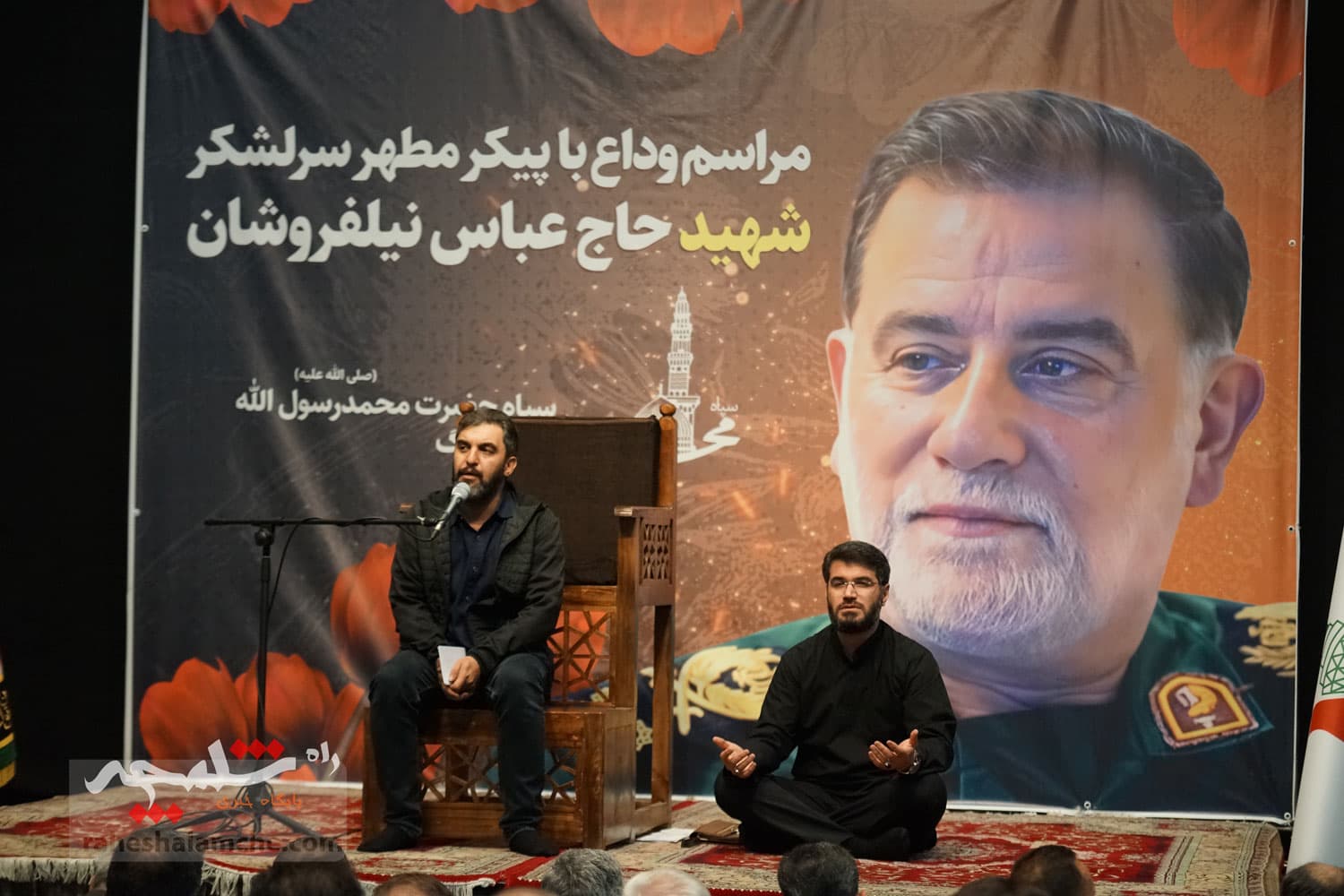 وداع باشکوه با پیکر مطهر شهید راه قدس +تصاویر — تصویر 12
