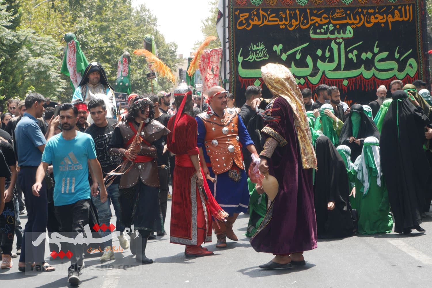 دسته عزادارای خاص در تهران +تصاویر — تصویر 34