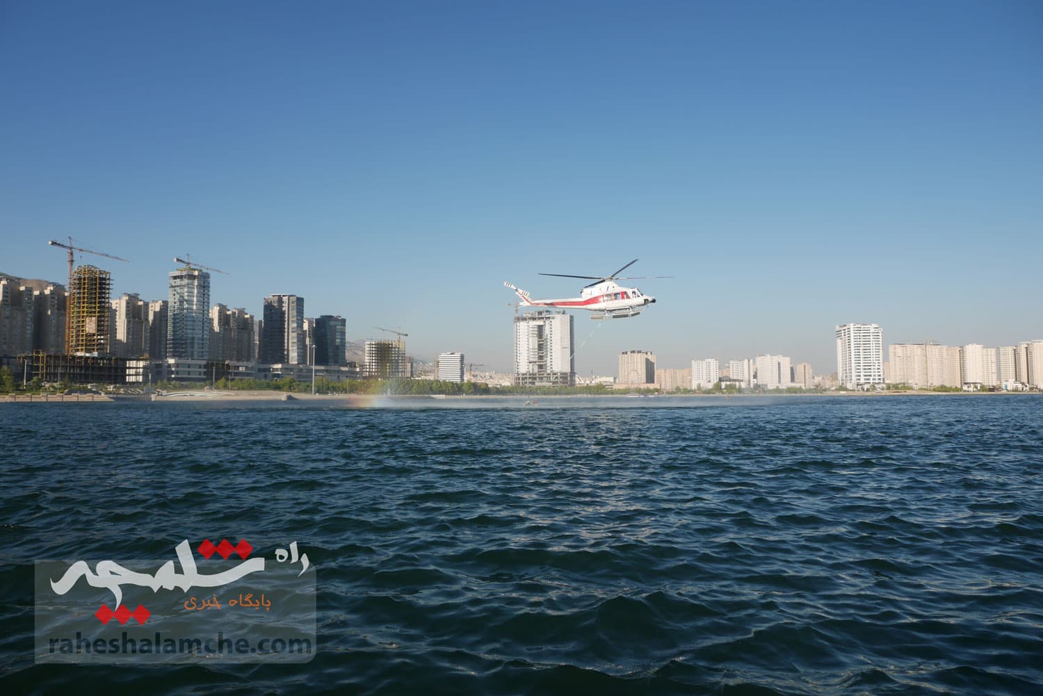 مانور امداد و نجات هلال احمر در دریاچه چیتگر +تصاویر — تصویر 65