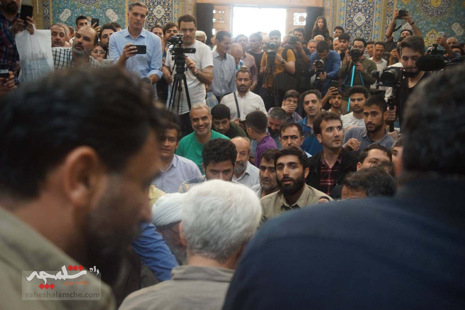 سعید جلیلی به بازار بزرگ تهران رفت +تصاویر — تصویر 18