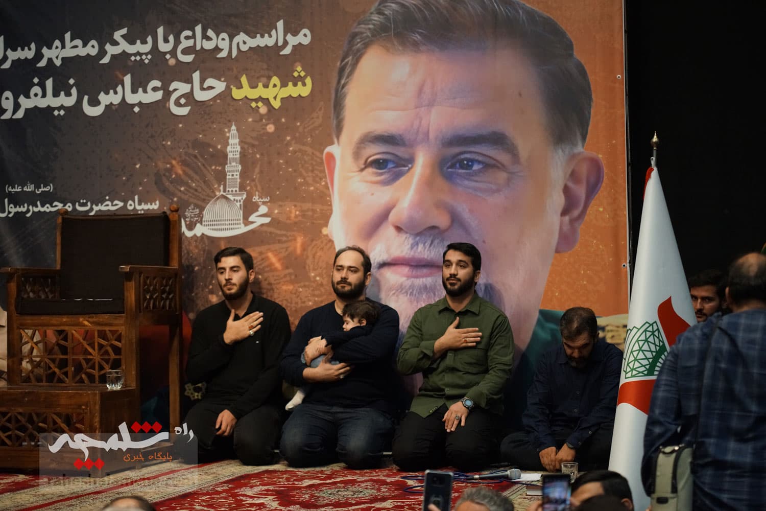 وداع باشکوه با پیکر مطهر شهید راه قدس +تصاویر — تصویر 34