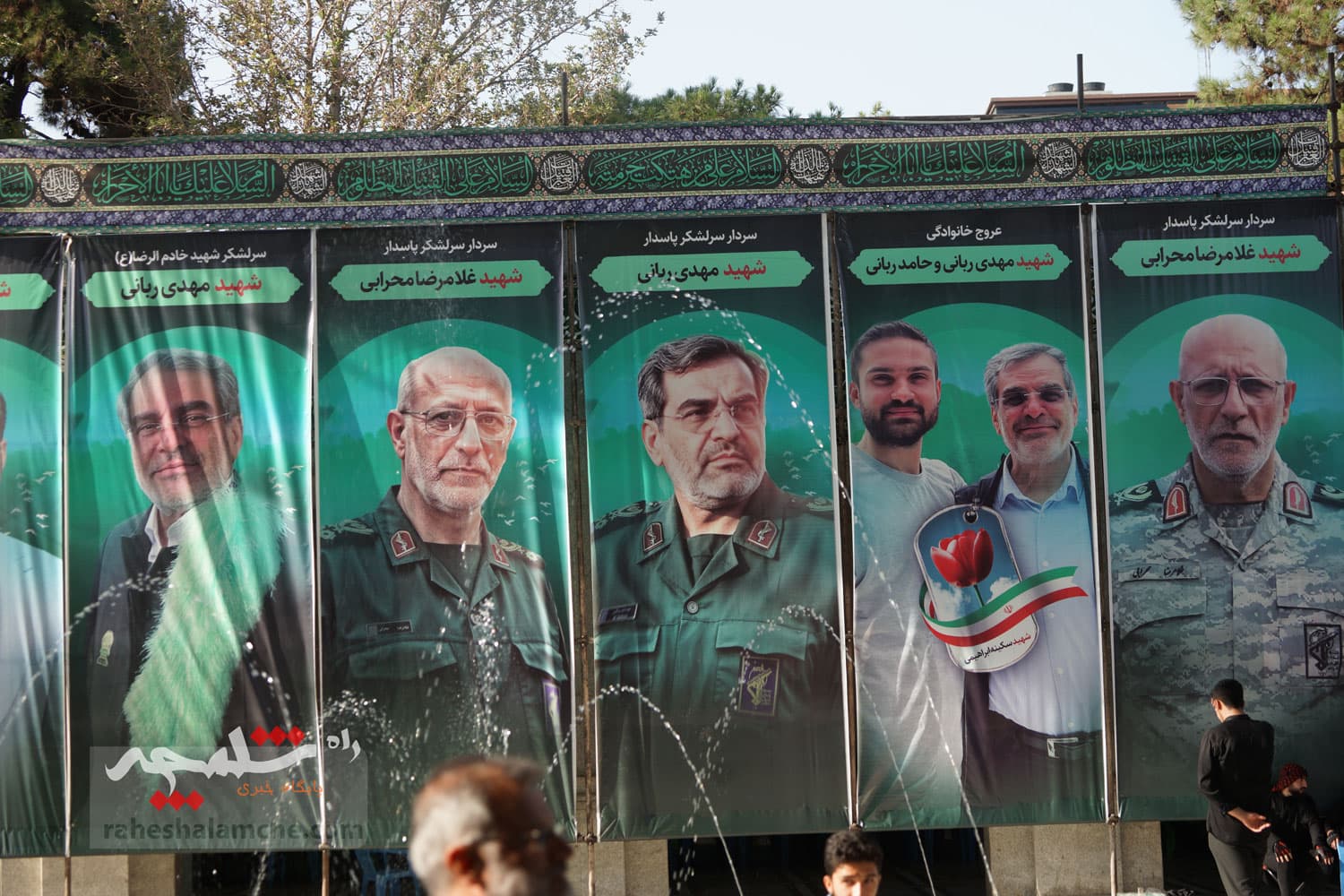 آئین گرامیداشت سرداران شهید محرابی و ربانی برگزار شد +تصاویر — تصویر 111