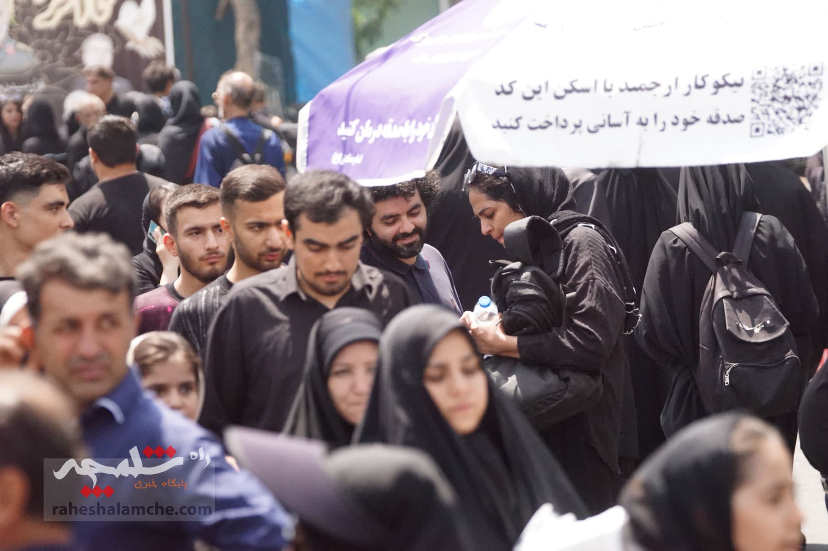 جاماندگان پیاده اربعین حسینی در تهران +تصاویر — تصویر 73