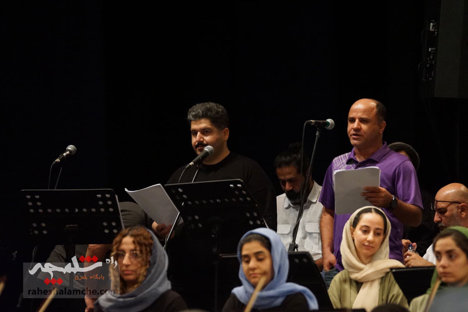 تمرین ارکستر سمفونیک در تالار وحدت تهران +تصاویر — تصویر 35